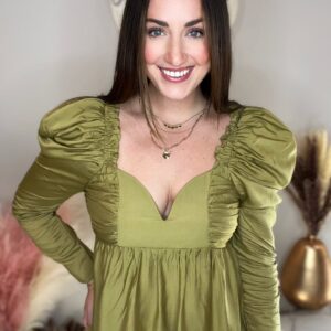 Product Image for  Rise Above Olive Babydoll Top