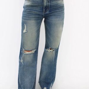 Product Image for  Jodi Wide Leg Distressed Jeans