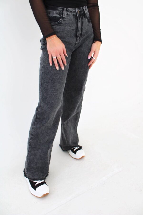 Product Image for  Bailey Wide Leg Acid Wash Jeans