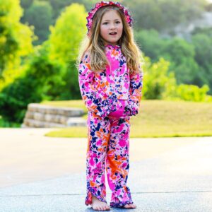 Product Image for  AnnLoren Girls Tie Dye Ruffle Hoodie 2 Pc Sets
