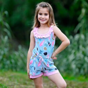 Product Image for  AnnLoren Boutique Shells by the Seashore Romper