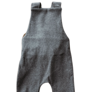 Product Image for  Organic cotton ribbed knit overall in “True Grey”