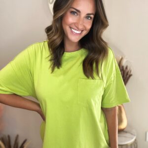 Product Image for  Lime Green Oversized Tee