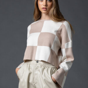 Product Image for  Checked Out Cropped Sweater
