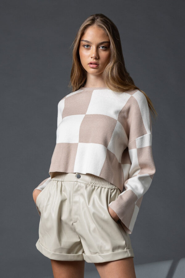 Product Image for  Checked Out Cropped Sweater