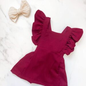 Product Image for  Ruffle Sleeve Suspender Dress