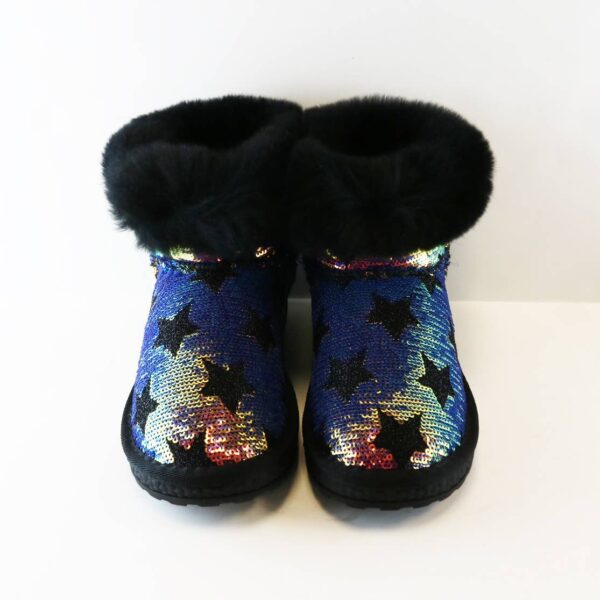 Product Image for  Handcrafted Sequin Star Furry Boot