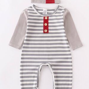 Product Image for  Striped Romper with Hat Set
