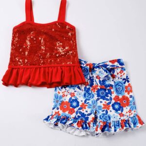 Product Image for  Red Sequin Short Set