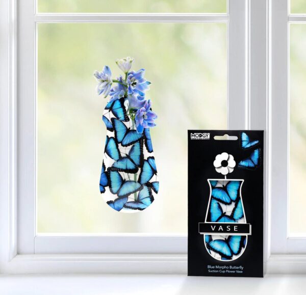 Product Image for  Blue Morpho window vase