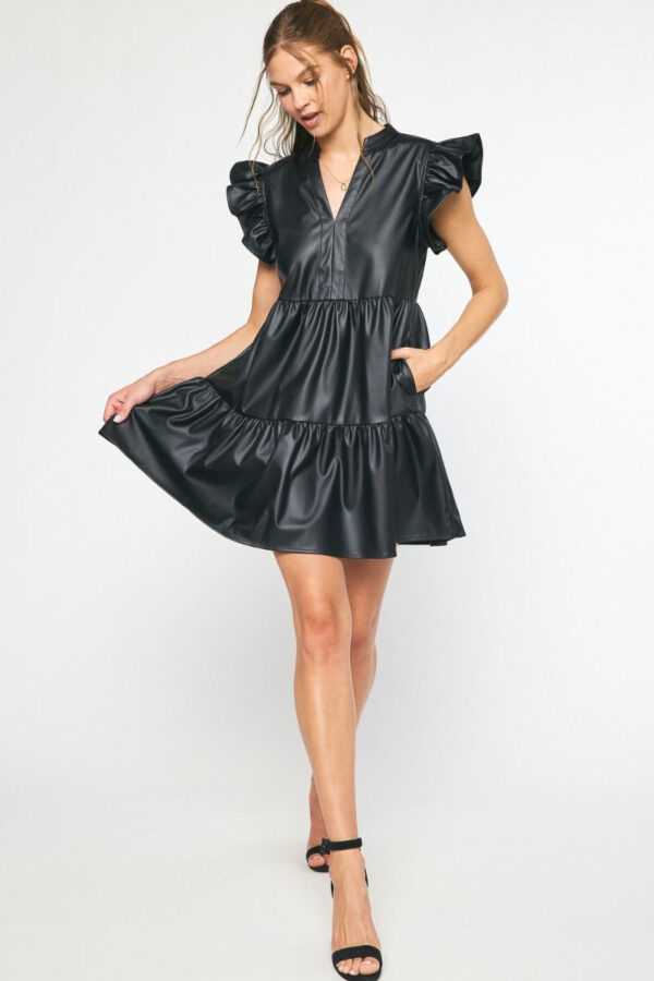 Product Image for  Night On The Town Leather Dress