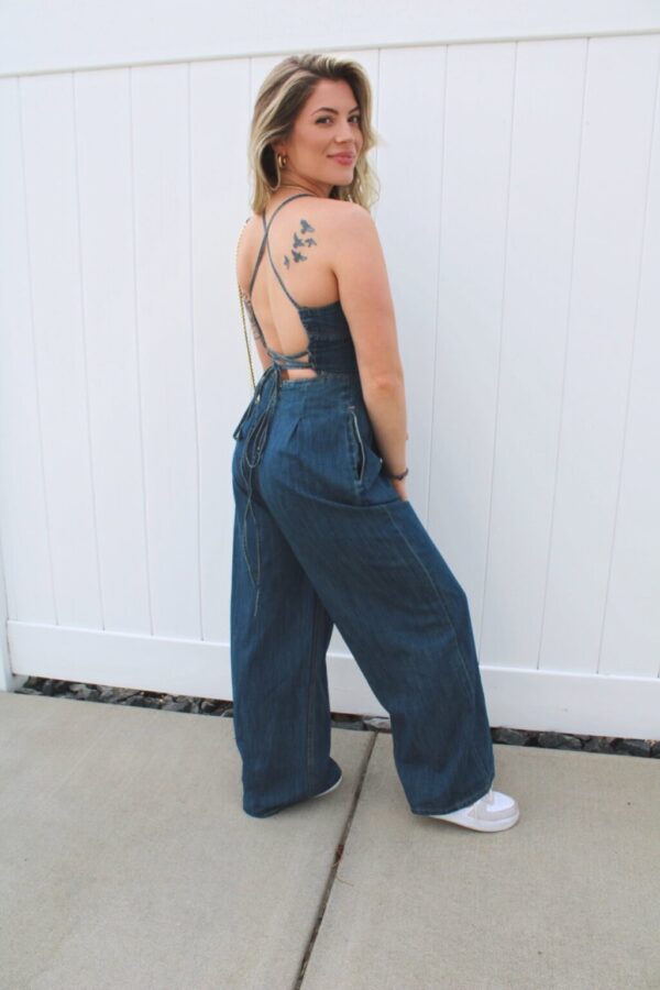 Product Image for  Beyond Compare Denim Jumpsuit
