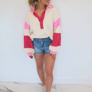 Product Image for  Just A Moment Striped Sweater